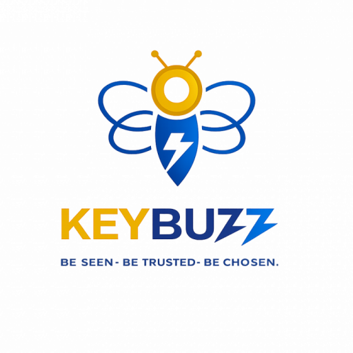 Keybuzz digital logo   we know how to play the google game and make sure google can read your site   keybuzz digital marketing services